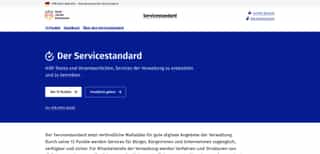 Der Servicestandard der Bundesregierung. Und die Frage, die er nicht beantwortet