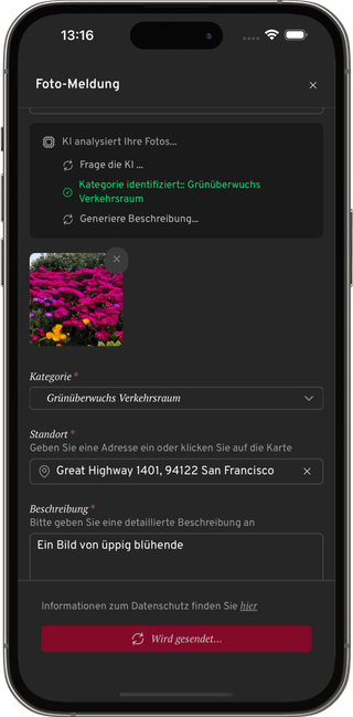 KI-Analyse im Mängelmelder – automatische Kategorisierung von Mängeln